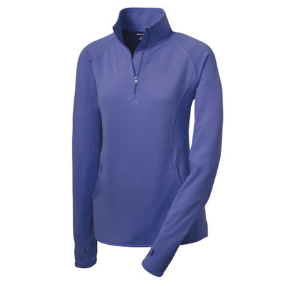Sport-Tek® Women's Sport-Wick® Stretch 1/4-Zip Pullover