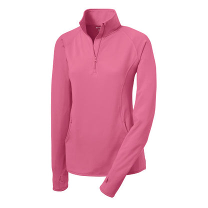 Sport-Tek® Women's Sport-Wick® Stretch 1/4-Zip Pullover