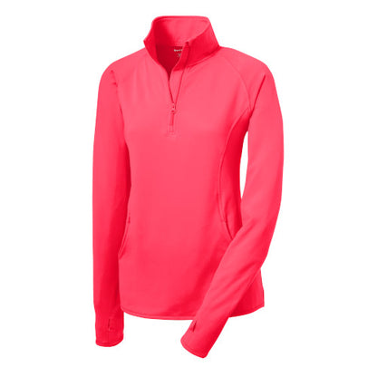 Sport-Tek® Women's Sport-Wick® Stretch 1/4-Zip Pullover