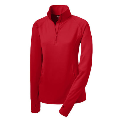 Sport-Tek® Women's Sport-Wick® Stretch 1/4-Zip Pullover
