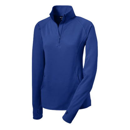 Sport-Tek® Women's Sport-Wick® Stretch 1/4-Zip Pullover