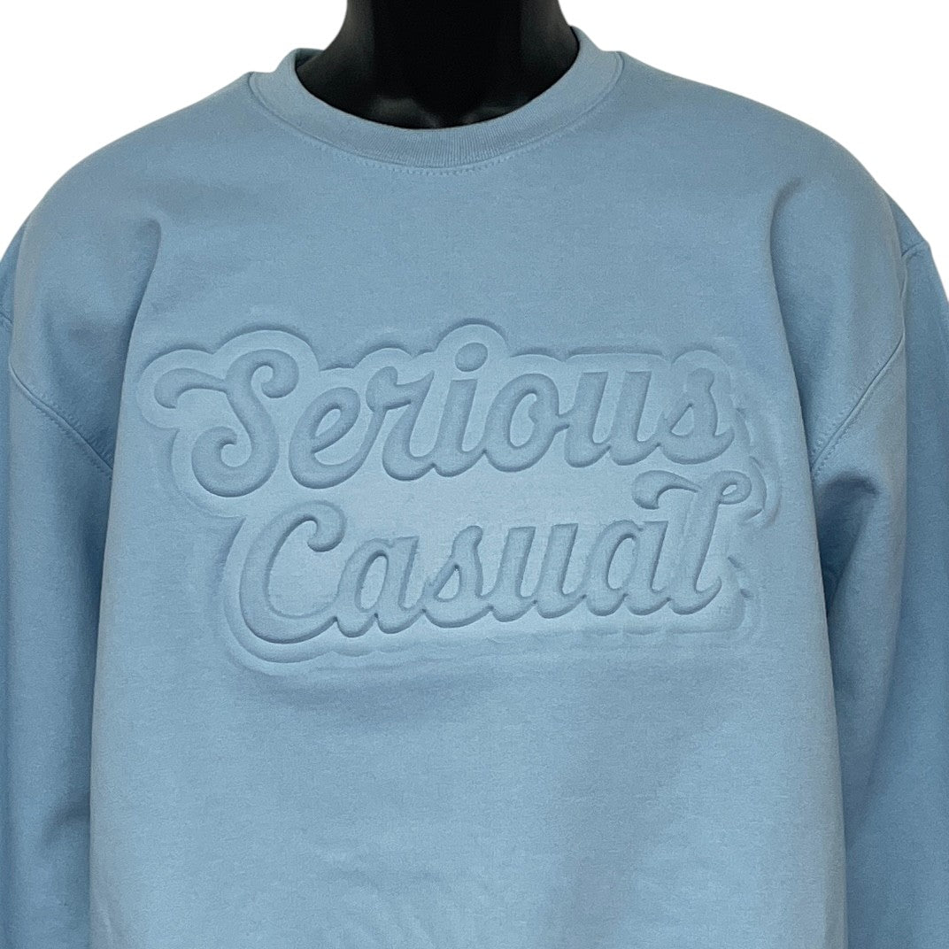 PRE-ORDER Embossed Script - Serious Casual