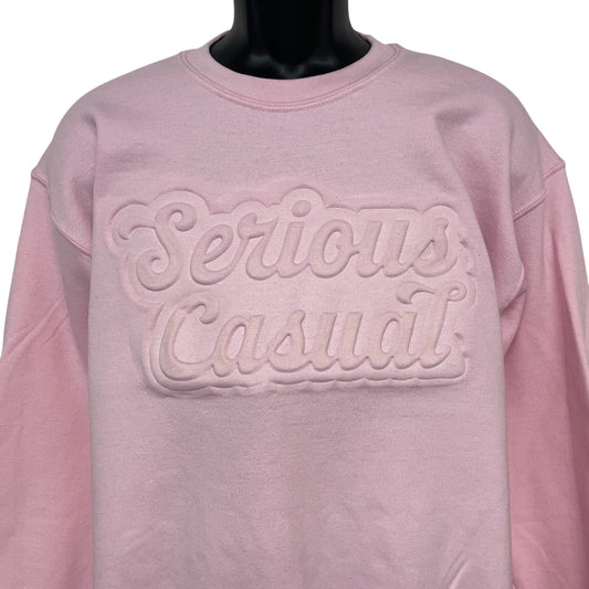 PRE-ORDER Embossed Script - Serious Casual