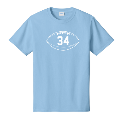 Gridiron Greats T-Shirt, White Print - TFC