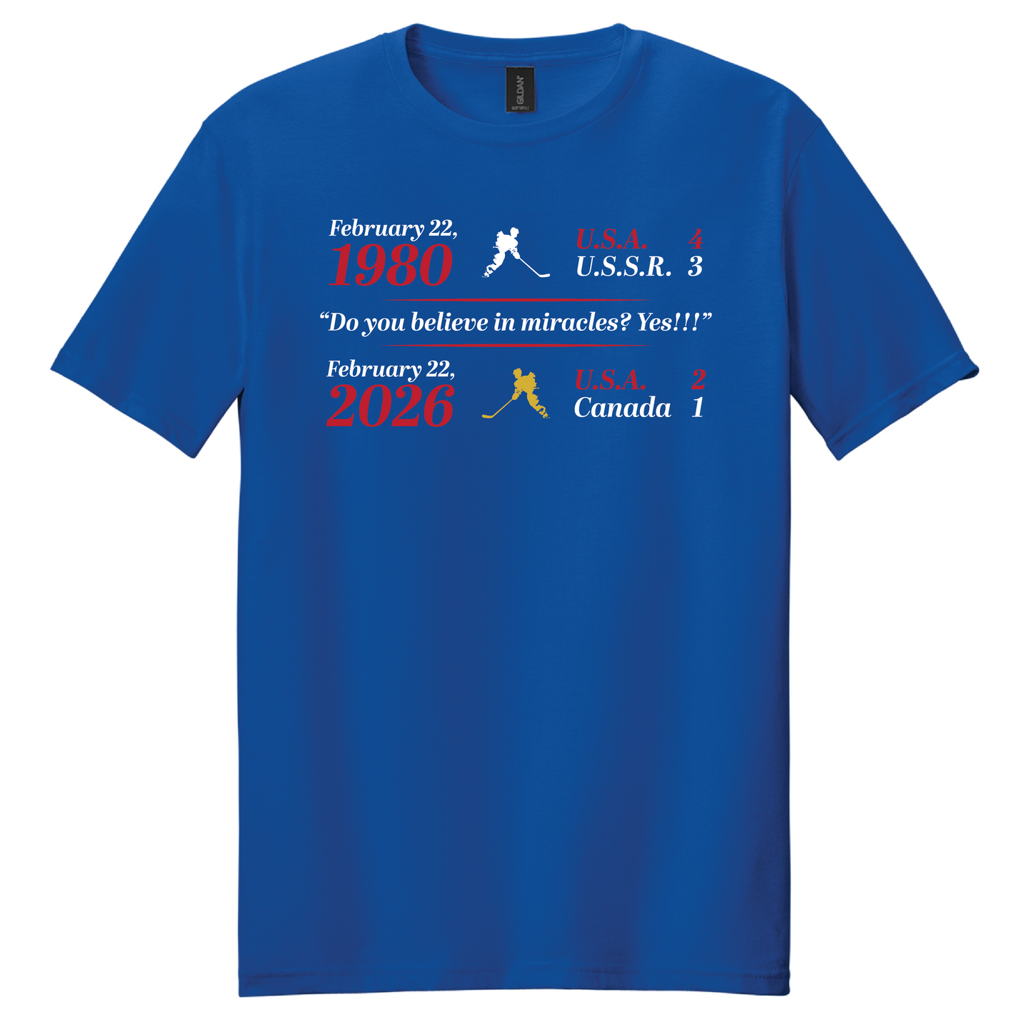 Hockey History is Golden - USA! USA!