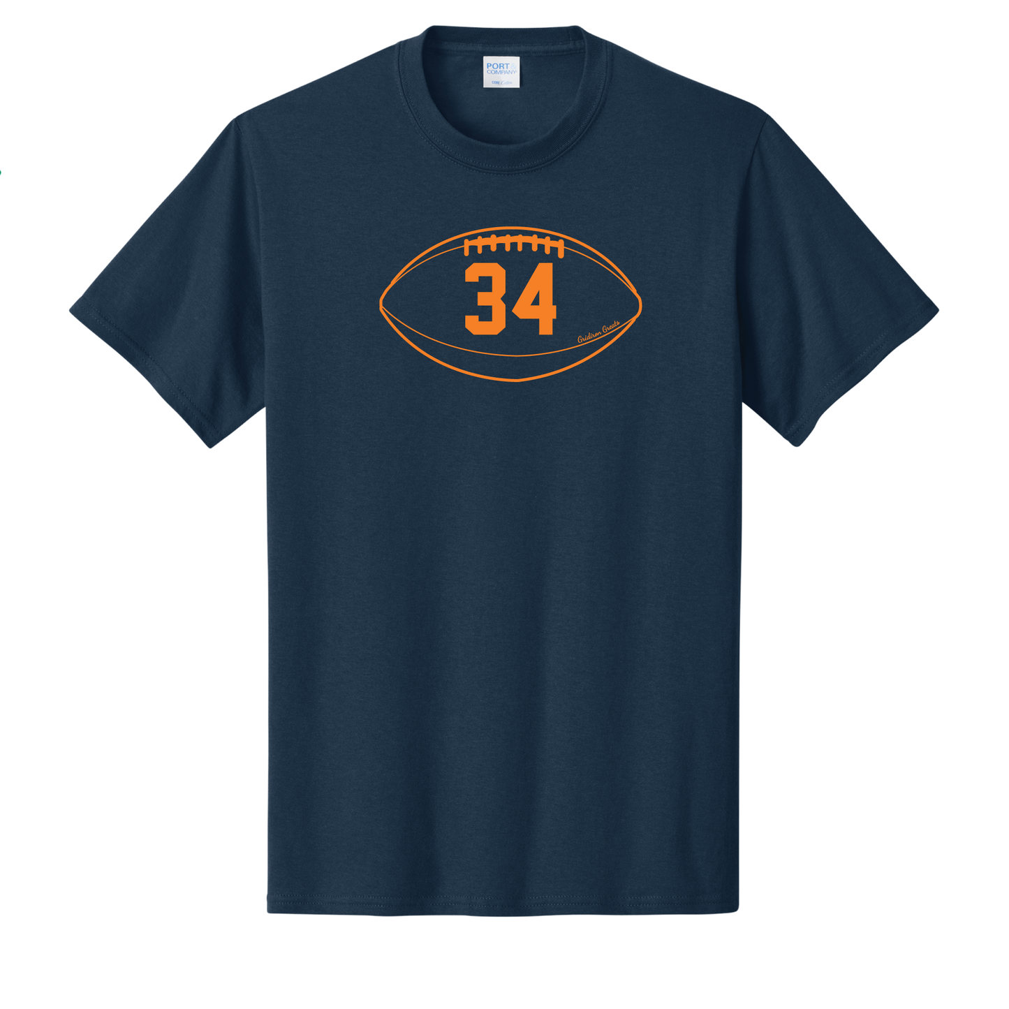 Gridiron Greats T-Shirt, Orange Print - TFC