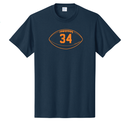 Gridiron Greats T-Shirt, Orange Print - TFC