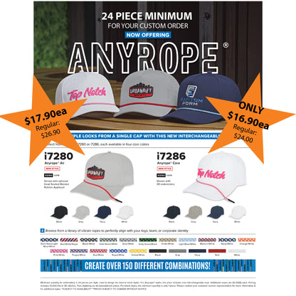 Cap America Anyrope Custom Hats