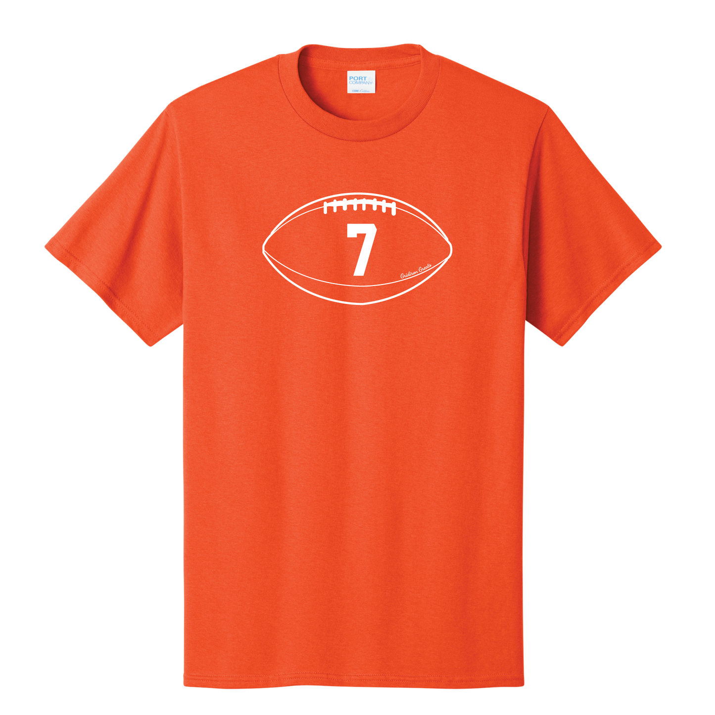 Gridiron Greats T-Shirt, White Print - TFC