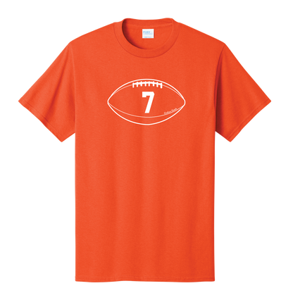 Gridiron Greats T-Shirt, White Print - TFC