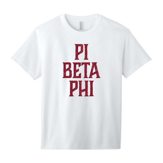 Pi Beta Phi, Full Name with Texture - Sorority