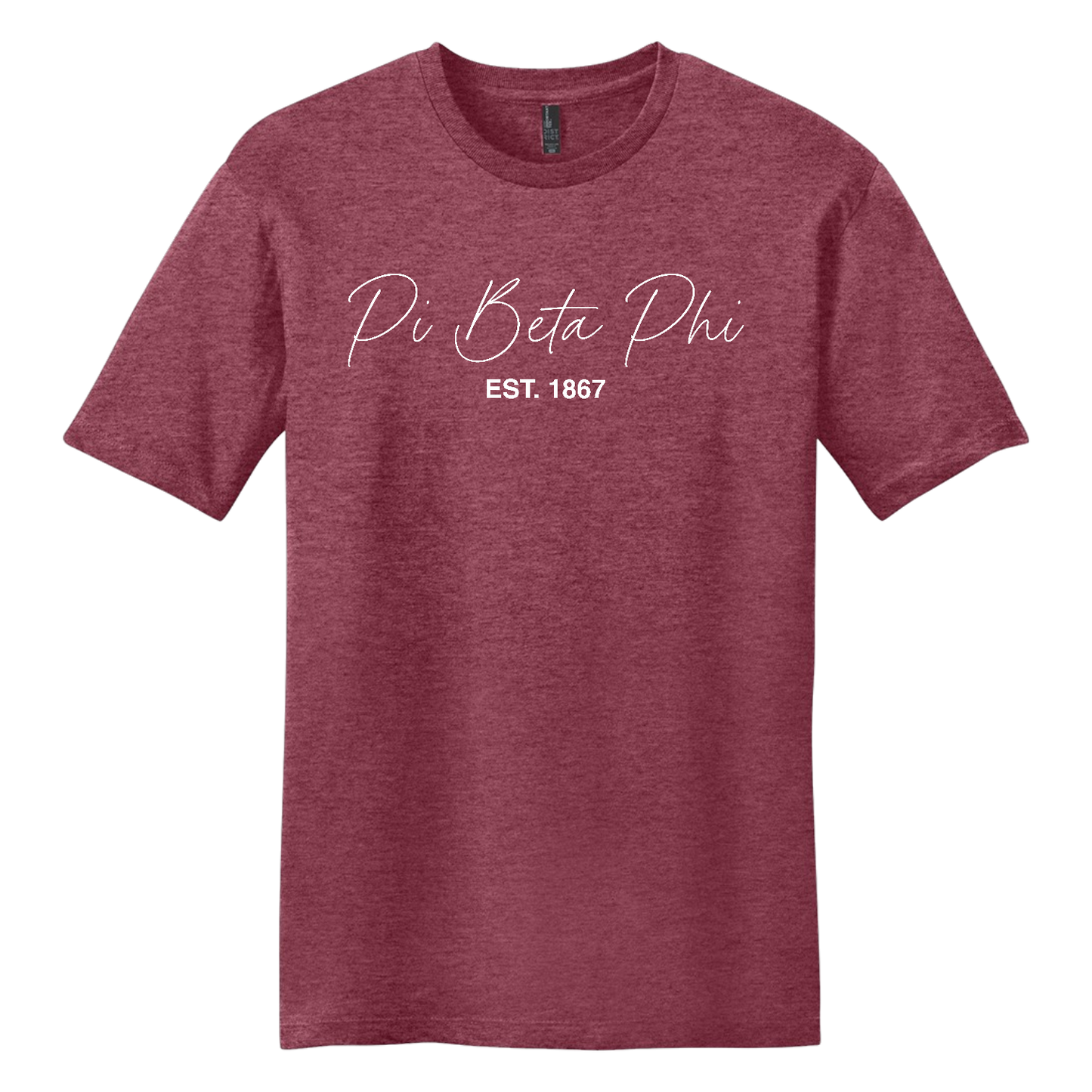 Pi Beta Phi, Script Est. Tee - Sorority