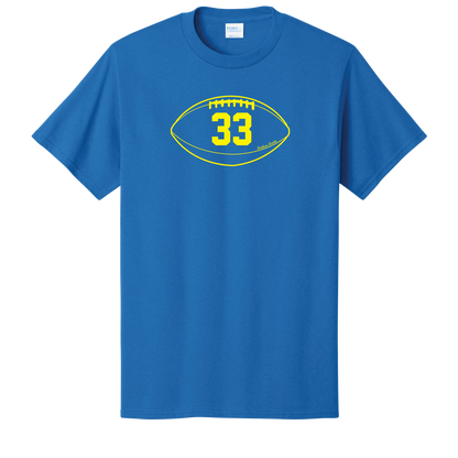 Gridiron Greats T-Shirt, Gold Print - TFC