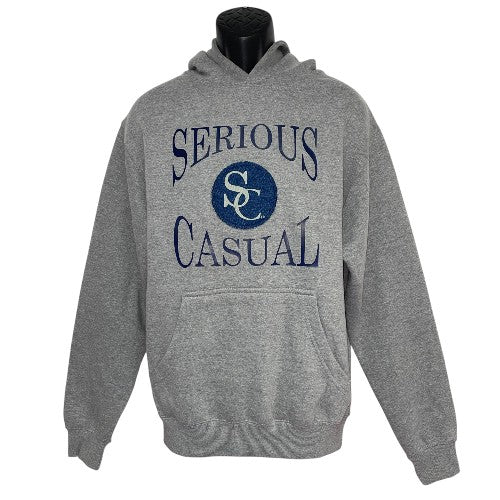 Denim Patch Hoodie - Serious Casual