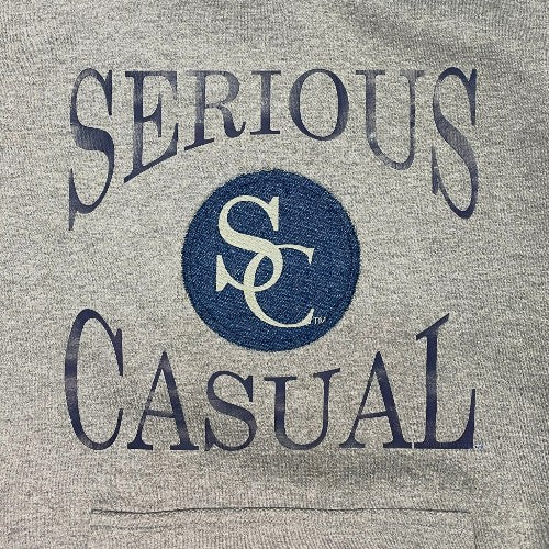 Denim Patch Hoodie - Serious Casual