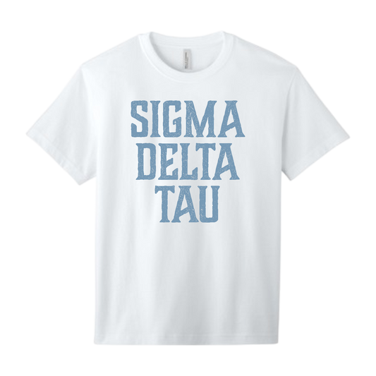 Sigma Delta Tau, Full Name with Texture - Sorority