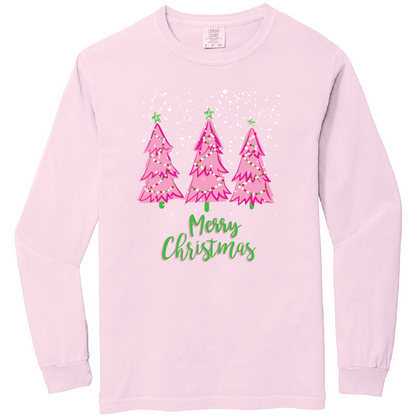 Christmas Tree Long Sleeve Tee, Comfort Colors - Serious Casual