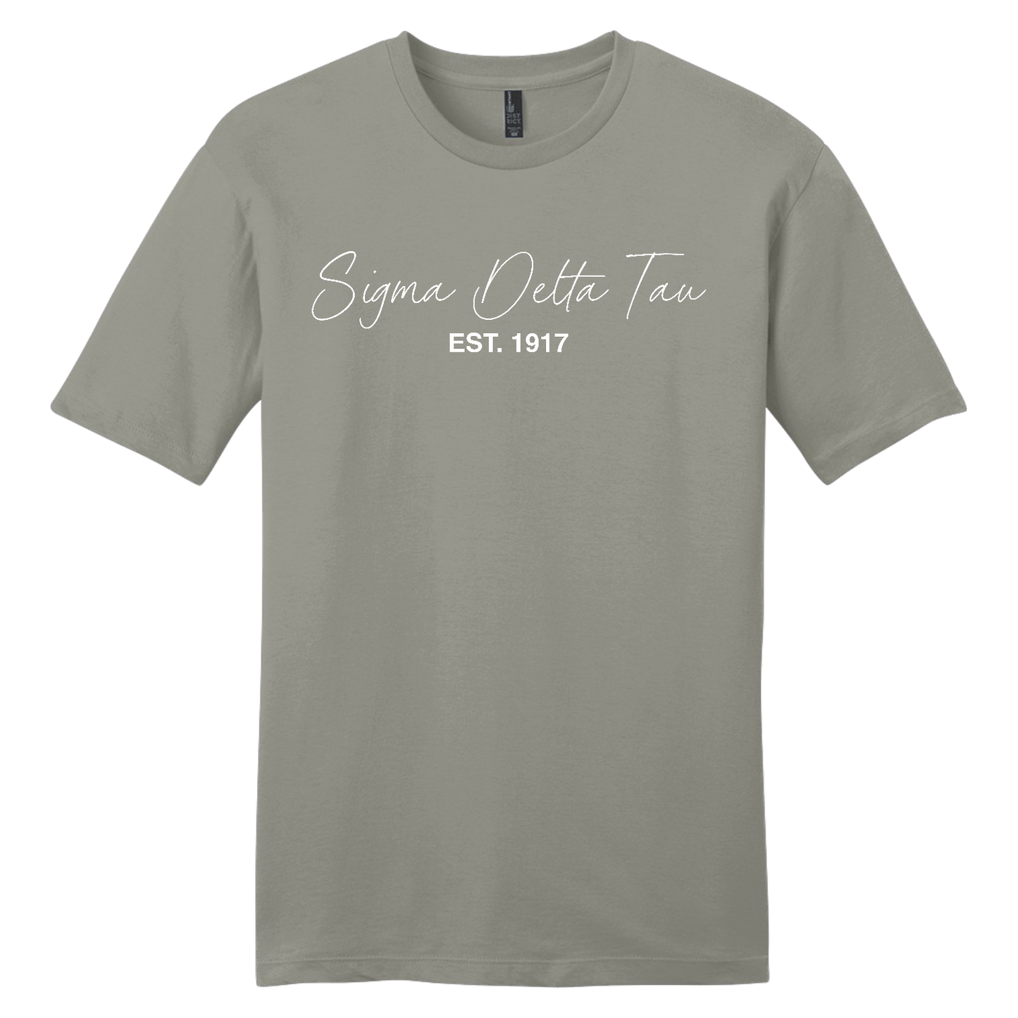 Sigma Delta Tau, Script Est. Tee - Sorority