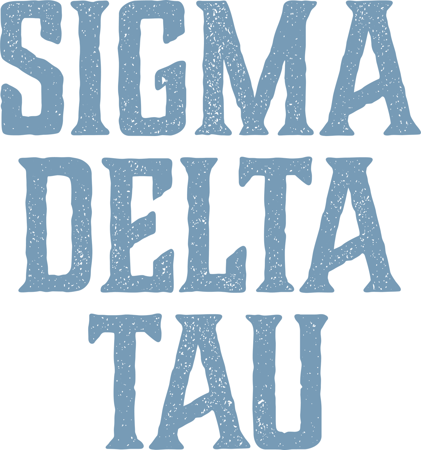 Sigma Delta Tau, Full Name with Texture - Sorority