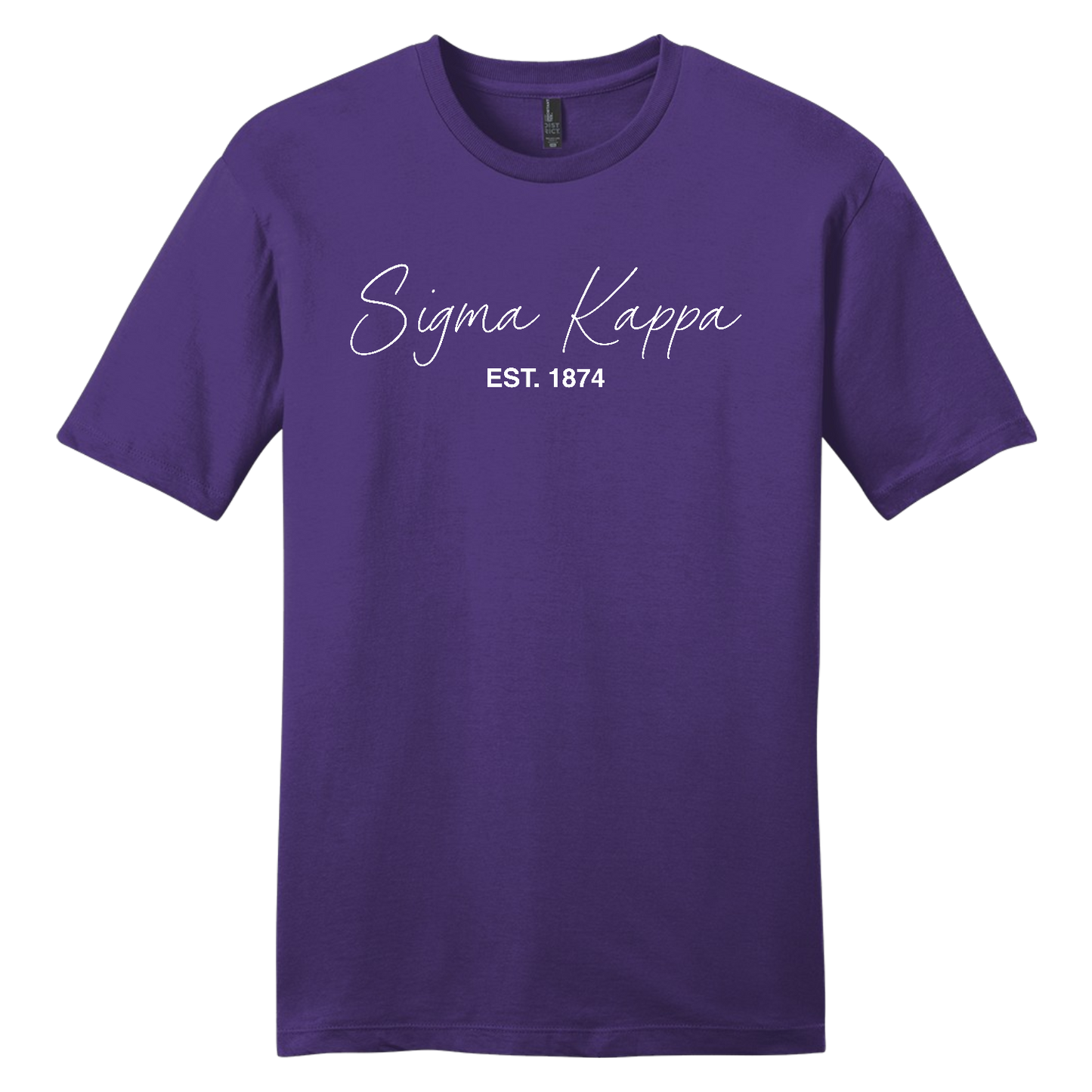 Sigma Kappa, Script Est. Tee - Sorority