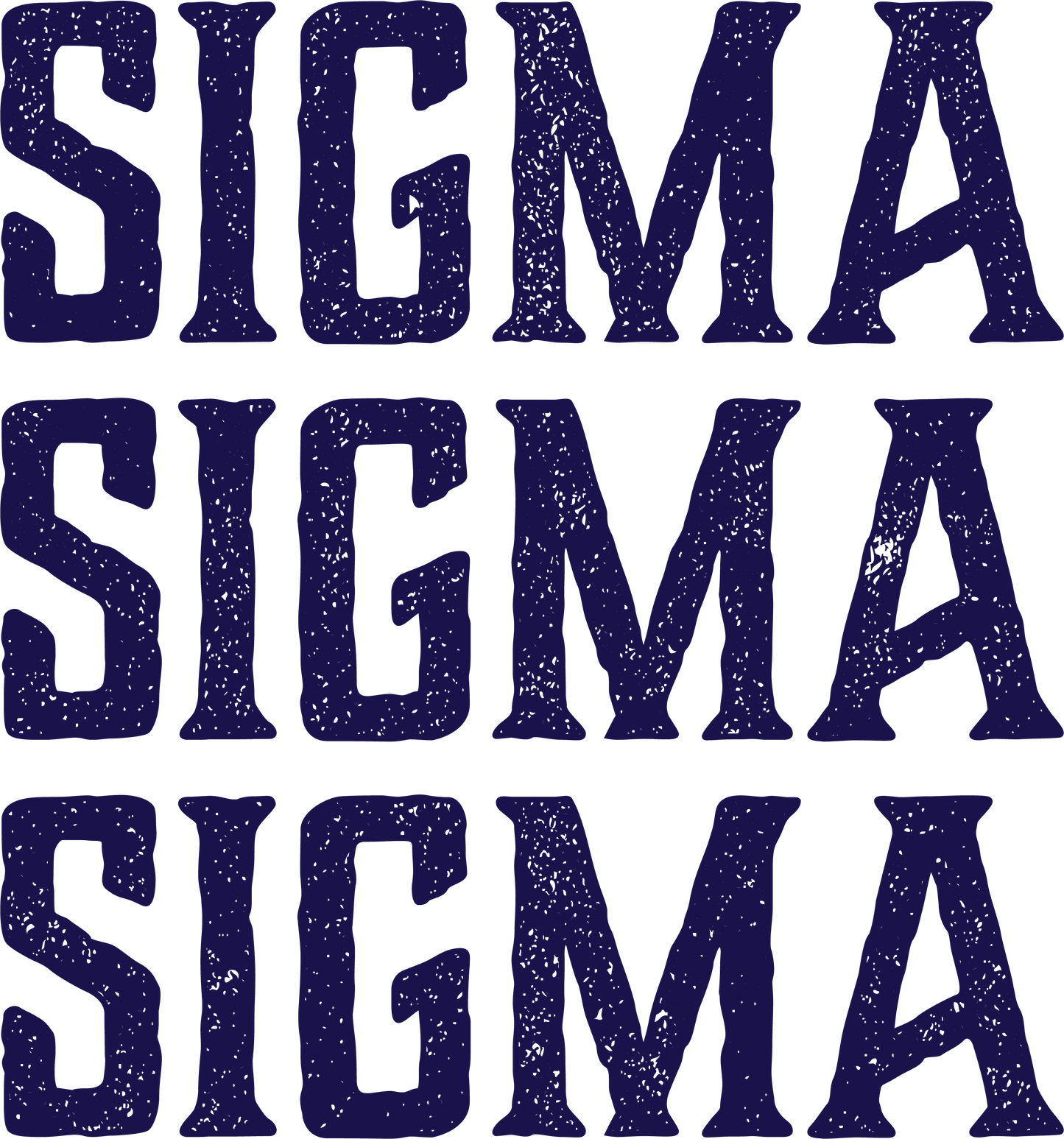 Sigma Sigma Sigma, Full Name with Texture - Sorority