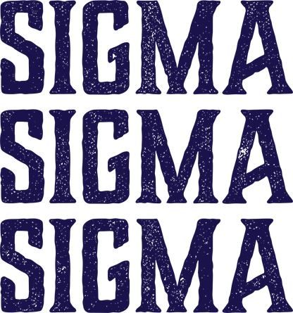 Sigma Sigma Sigma, Full Name with Texture - Sorority