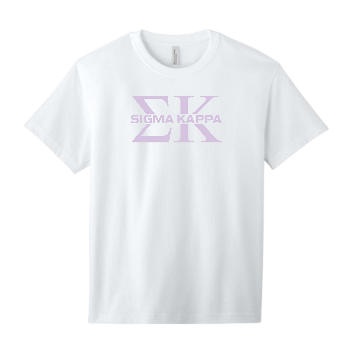 Sigma Kappa, Split Greek Letters Tee - Sorority