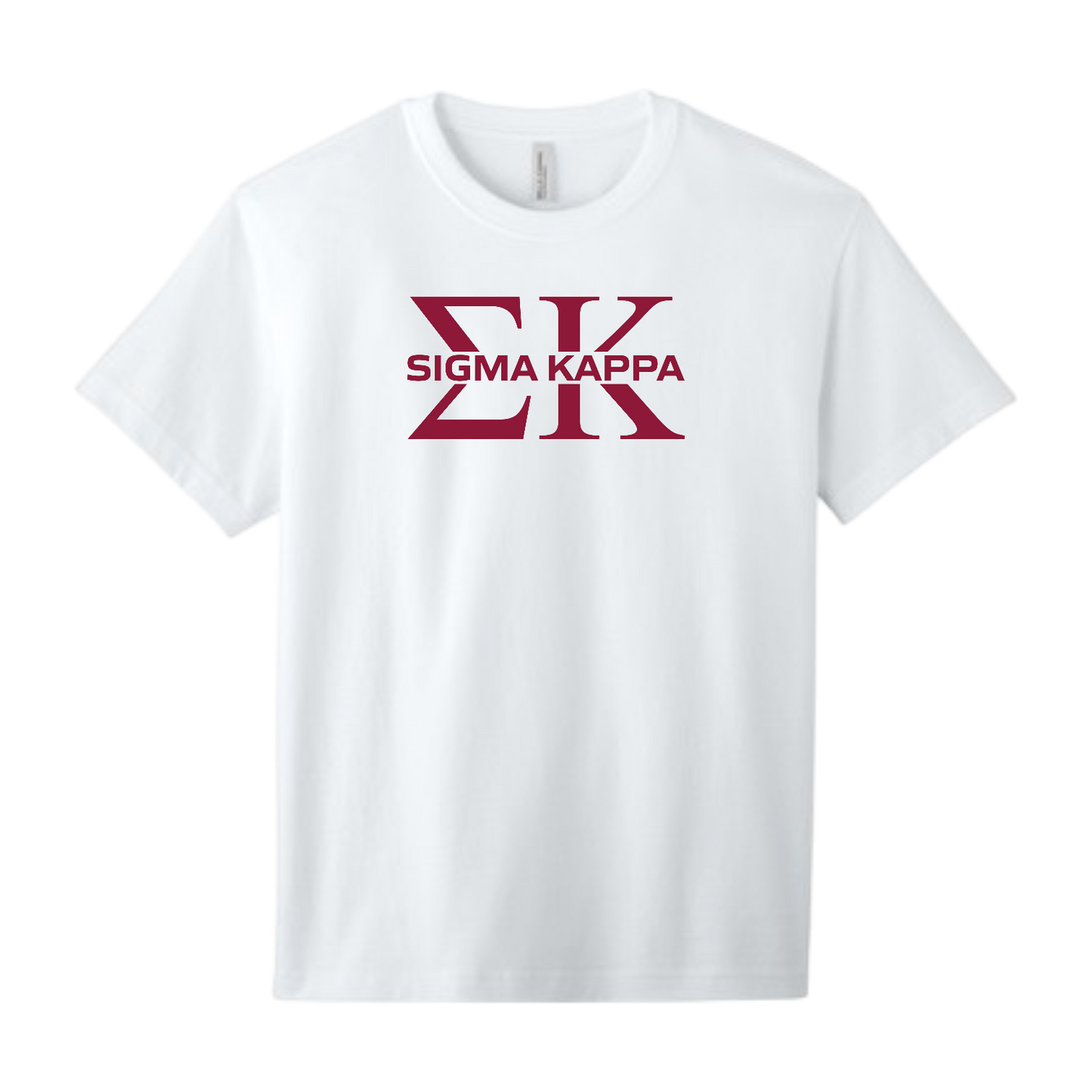 Sigma Kappa, Split Greek Letters Tee - Sorority