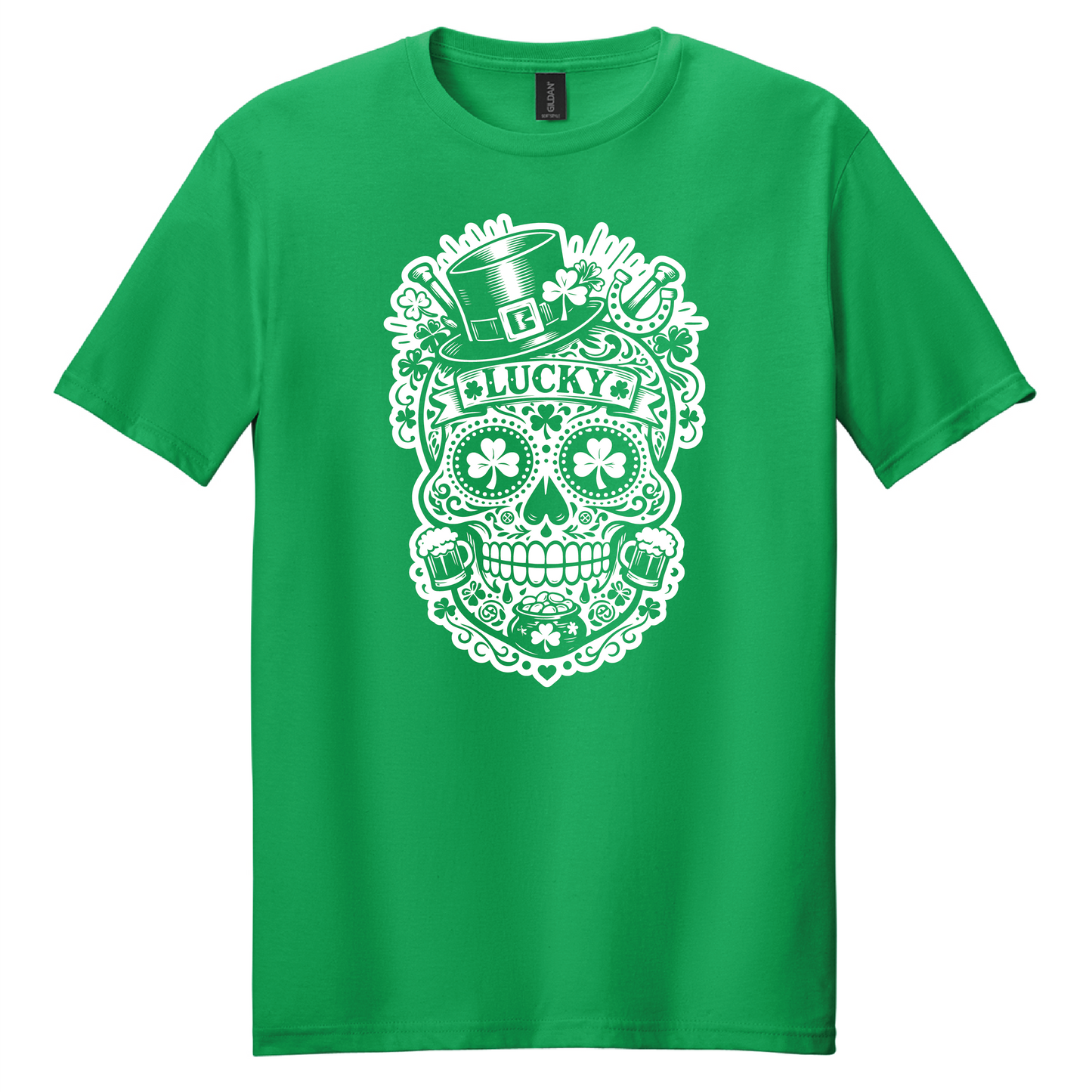 St Patrick Sugar Skull