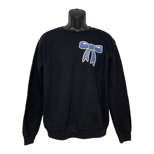 Delta Delta Delta, Glitter Bow - Sorority