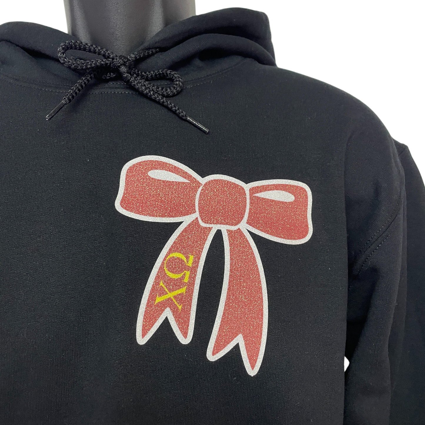 Chi Omega, Glitter Bow - Sorority