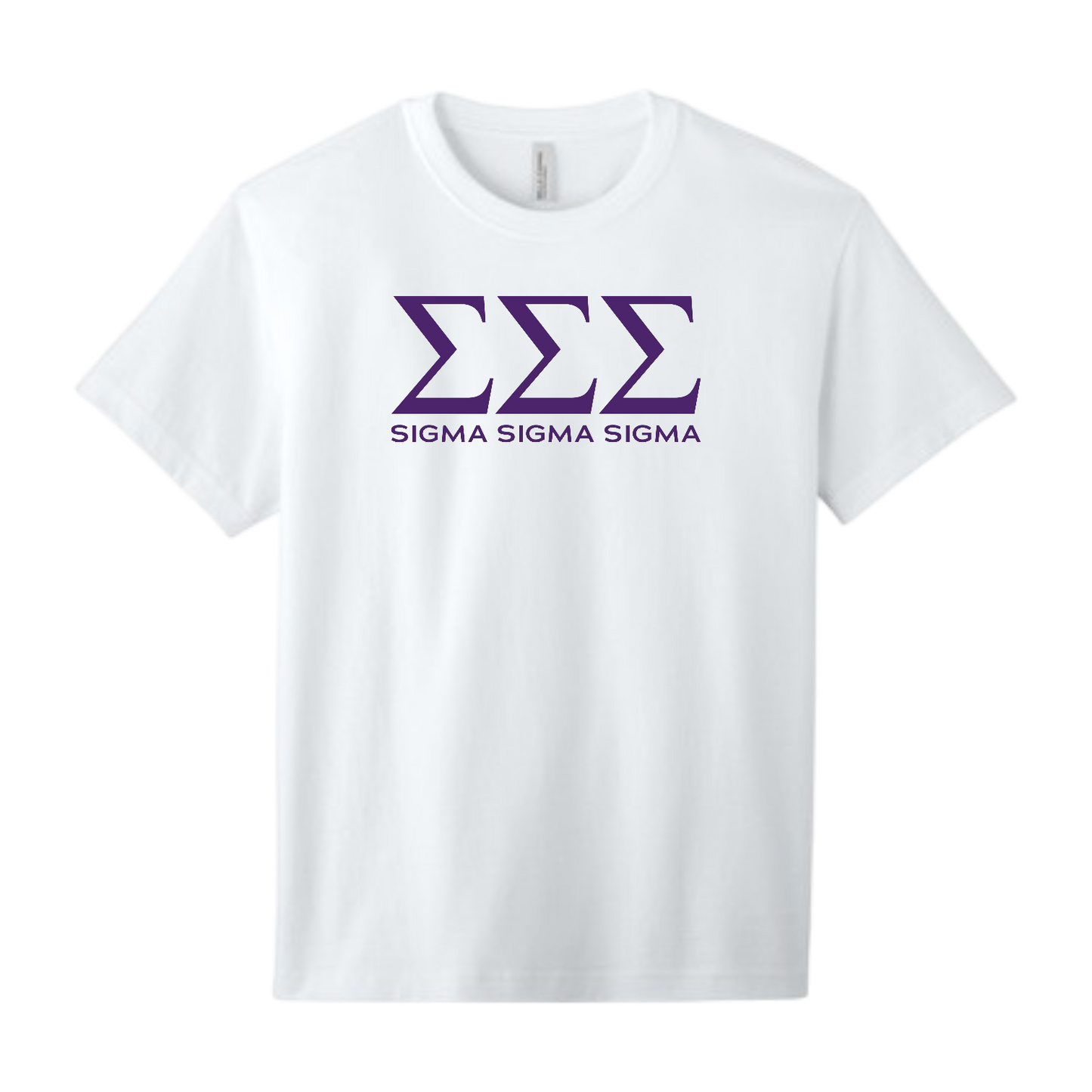 Sigma Sigma Sigma, Greek Letters Tee - Sorority