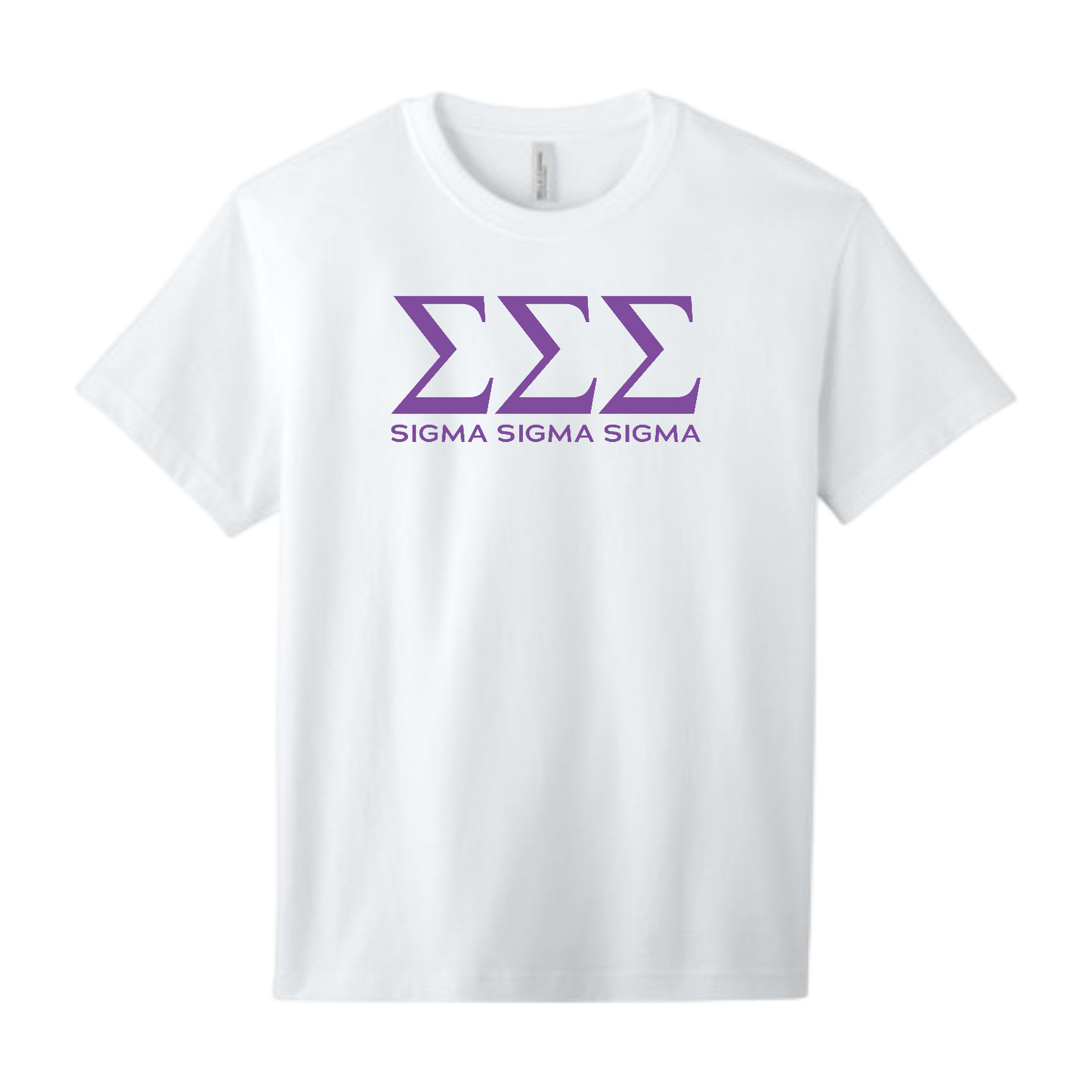 Sigma Sigma Sigma, Greek Letters Tee - Sorority