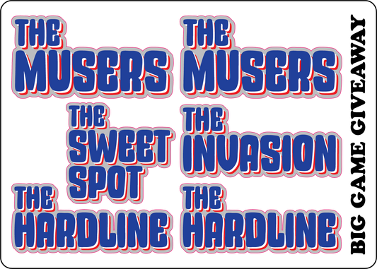 P1 Big Game Sticker Pack