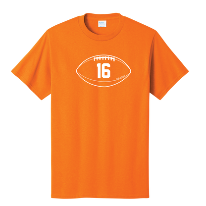 Gridiron Greats T-Shirt, White Print - TFC