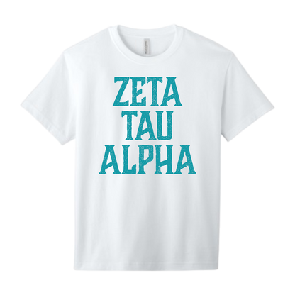 Zeta Tau Alpha, Full Name with Texture - Sorority