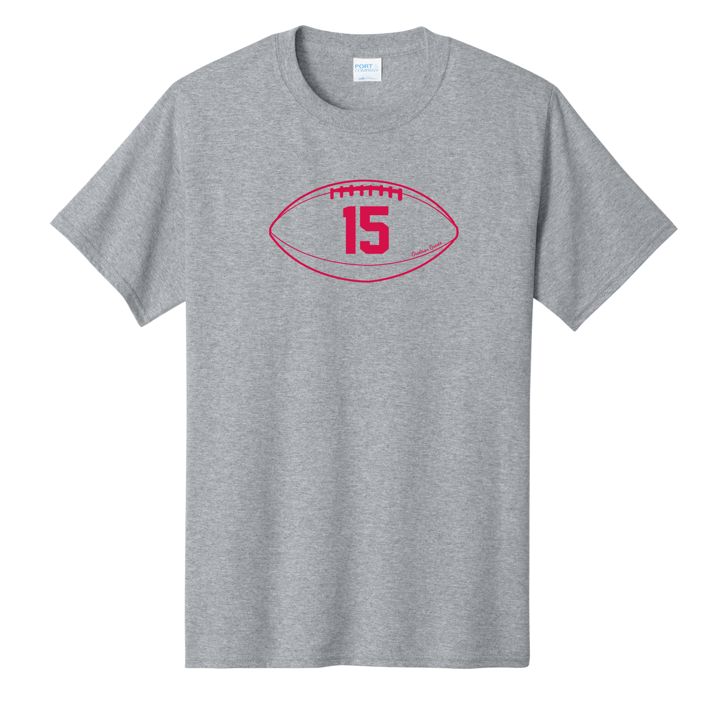Gridiron Greats T-Shirt, Red Print - TFC