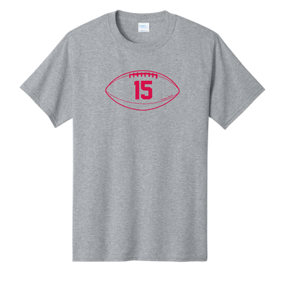 Gridiron Greats T-Shirt, Red Print - TFC