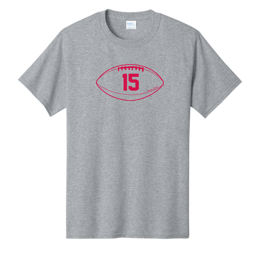 Gridiron Greats T-Shirt, Red Print - TFC