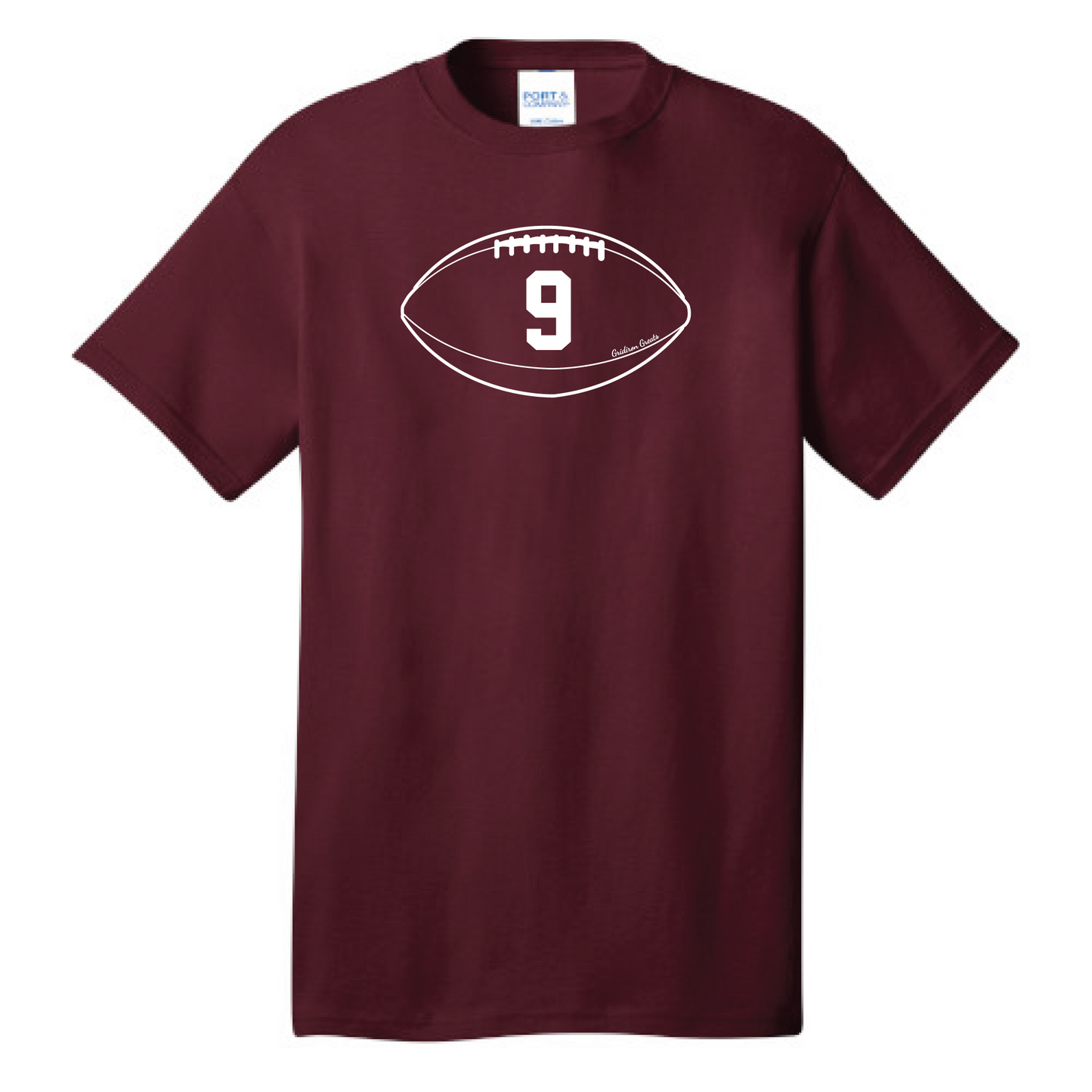 Gridiron Greats T-Shirt, White Print - TFC