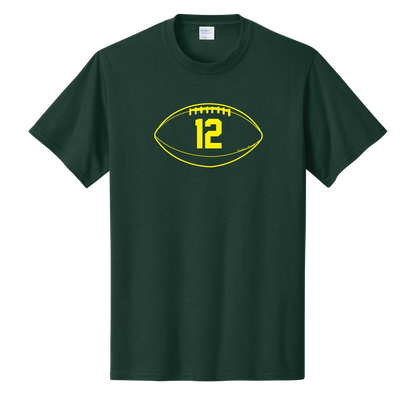Gridiron Greats T-Shirt, Gold Print - TFC