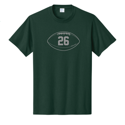 Gridiron Greats T-Shirt, Grey Print - TFC