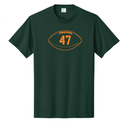 Gridiron Greats T-Shirt, Orange Print - TFC
