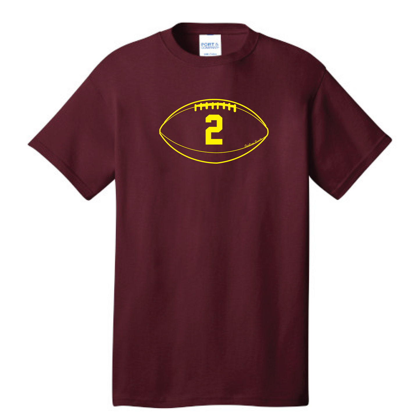 Gridiron Greats T-Shirt, Gold Print - TFC