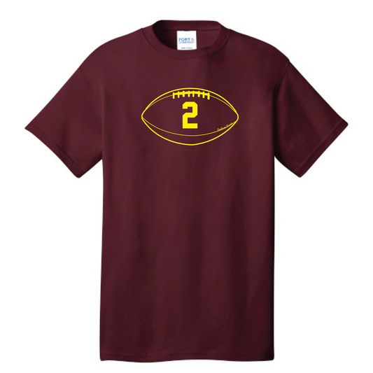 Gridiron Greats T-Shirt, Gold Print - TFC