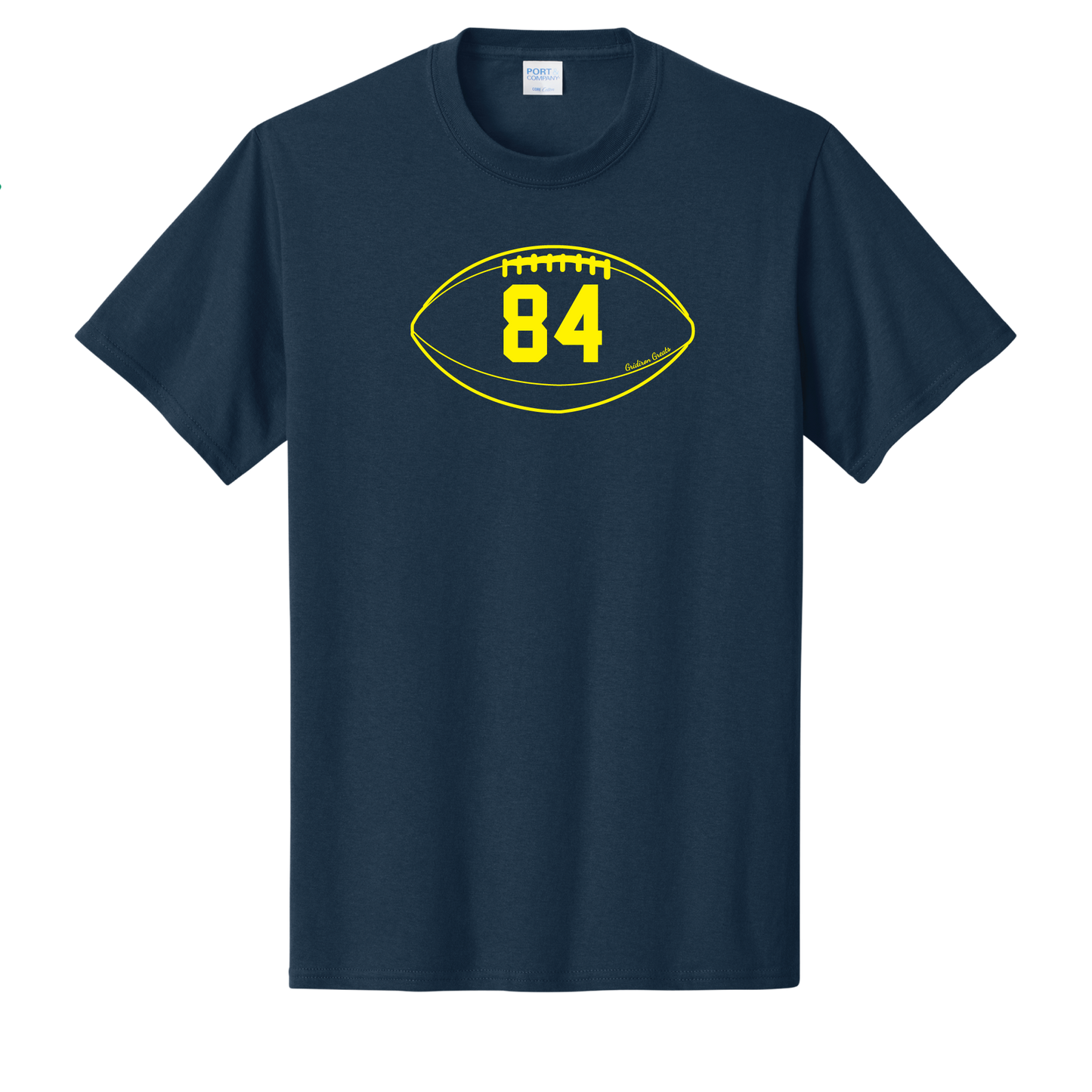 Gridiron Greats T-Shirt, Gold Print - TFC