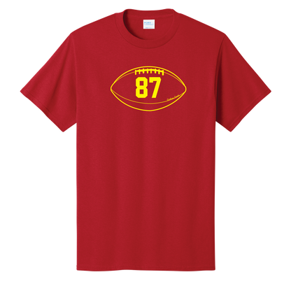 Gridiron Greats T-Shirt, Gold Print - TFC