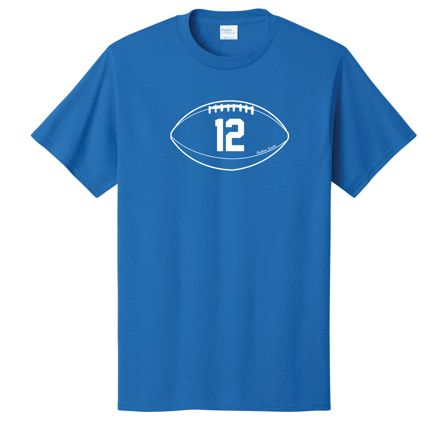 Gridiron Greats T-Shirt, White Print - TFC
