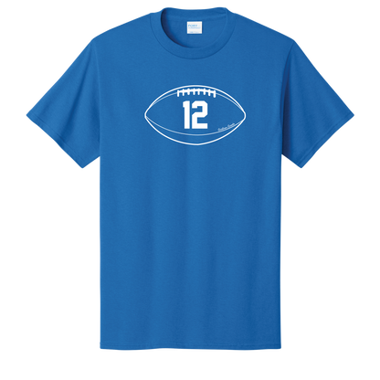 Gridiron Greats T-Shirt, White Print - TFC