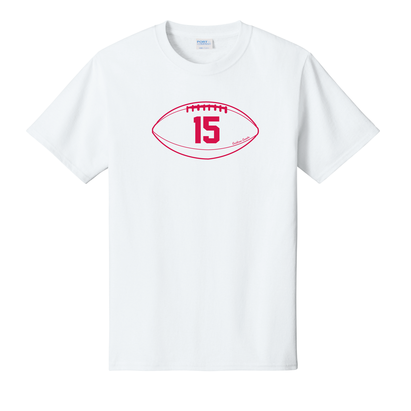 Gridiron Greats T-Shirt, Red Print - TFC